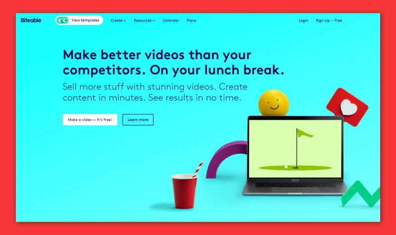 Biteable - Online Video Editors for YouTube