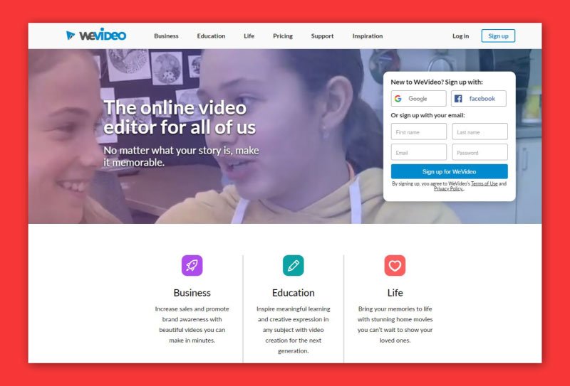 Wevideo Online Video Editors for YouTube