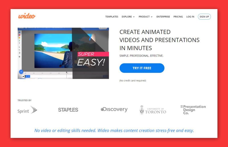 Wideo - Online Video Editors for YouTube