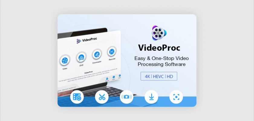 VideoProc - video editing software 4k large videos
