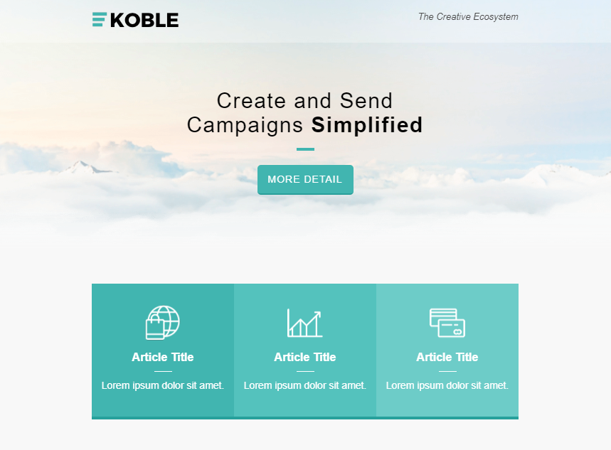 Koble Business Email Templates