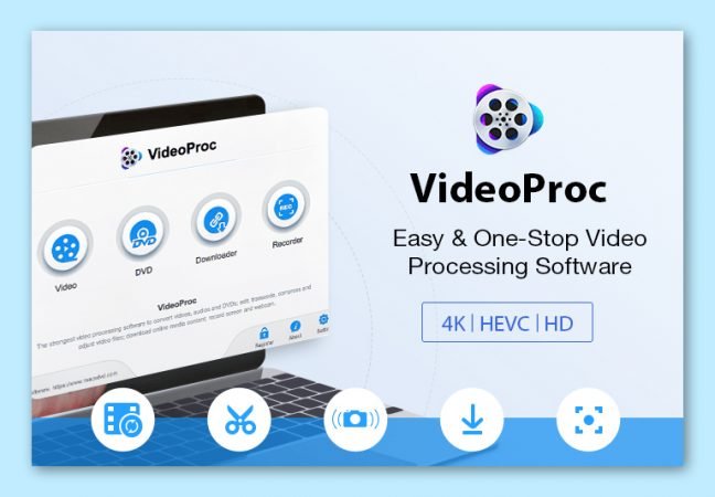 VideoProc - Video Editing Software For 4K Large Videos