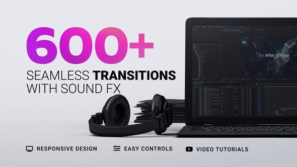600+ After Effects Transitions Pack