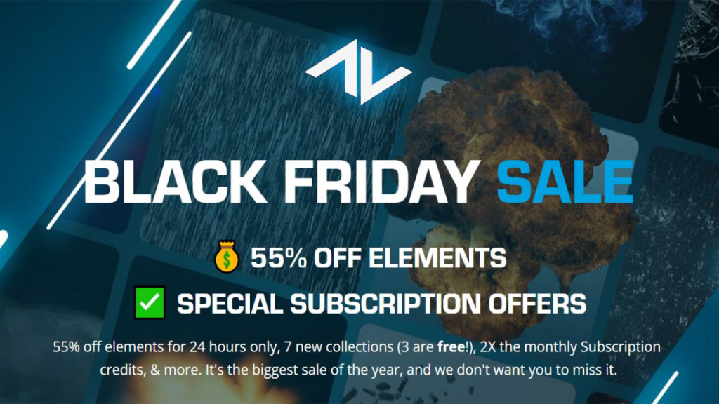 ActionVFX Black Friday Sale Cover