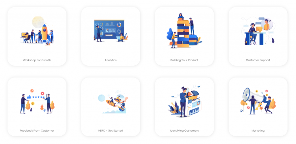 21 Modern Vector Illustrations