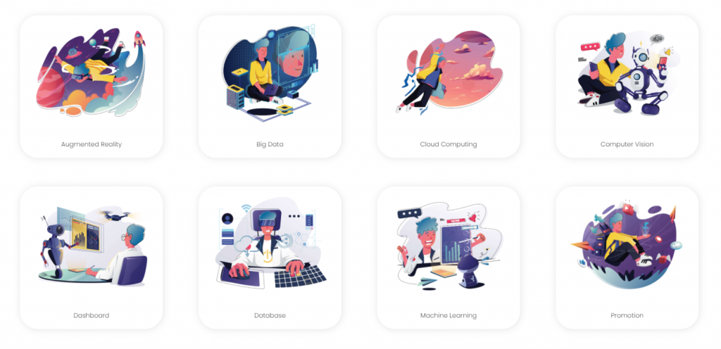 10 Tech Vector Illustrations