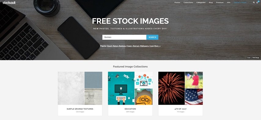Stockvault - Free Stock Photos Websites