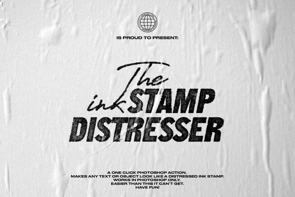 The Ink Stamp Distresser - Photoshop Add-Ons