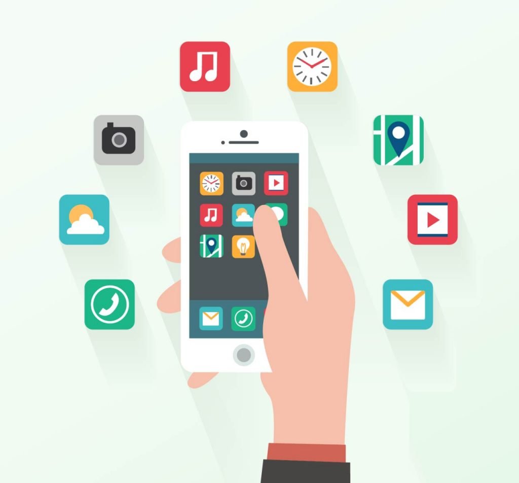 Mobile app icons