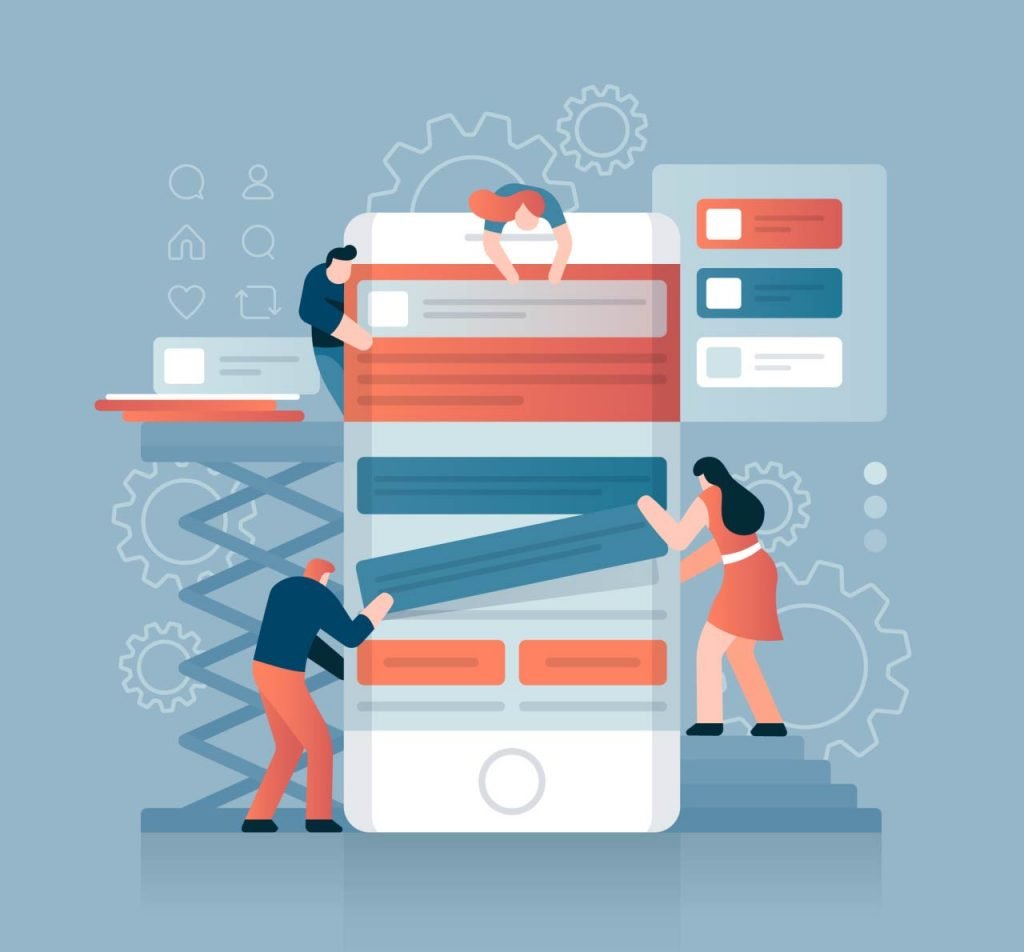mobile app design & layout