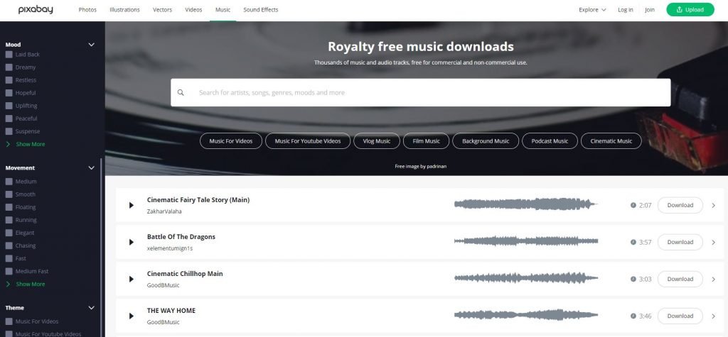 Pixabay Music - Royalty Free Music For YouTube