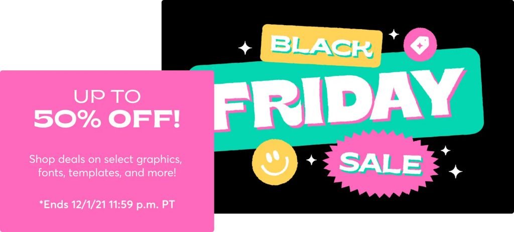 Creative Market Black Friday Sale - 50% OFF
