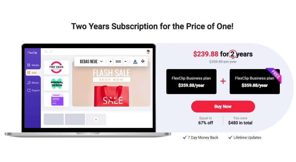 FLexClip Black Friday Sale