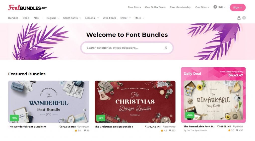 Font Bundles Free Design Resources