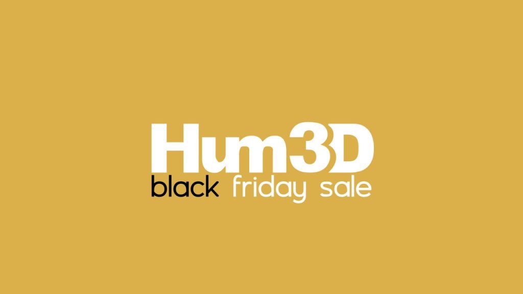 Hum3D Black Friday Sale - 50% OFF