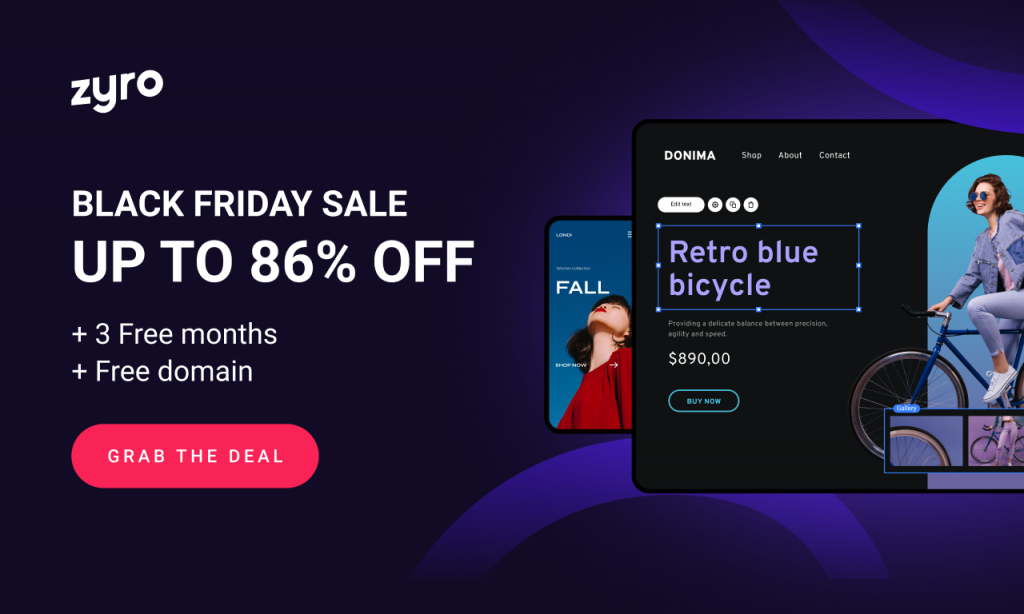 Zyro Website Builder - 86% OFF