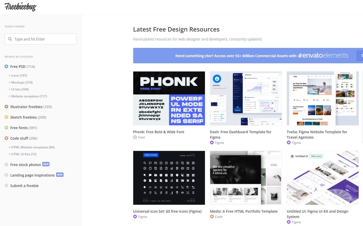 12 Websites To Find Free Design Resources For Designers
