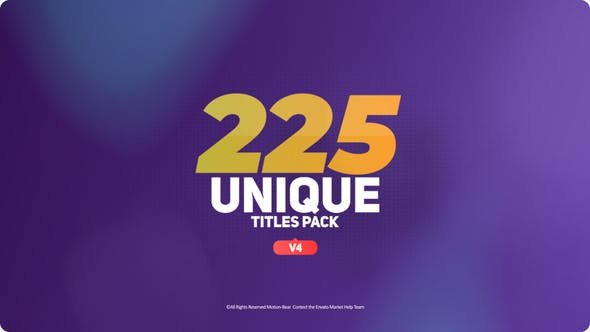 225 Unique Titles Pack