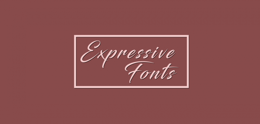 Expressive Fonts