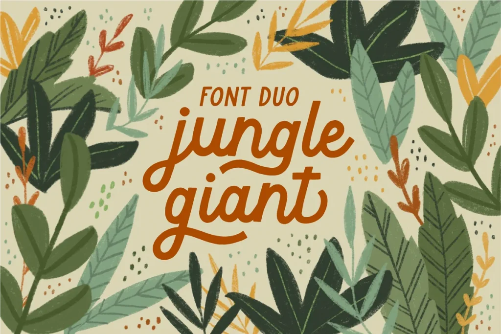 Jungle Giant Expressive Fonts