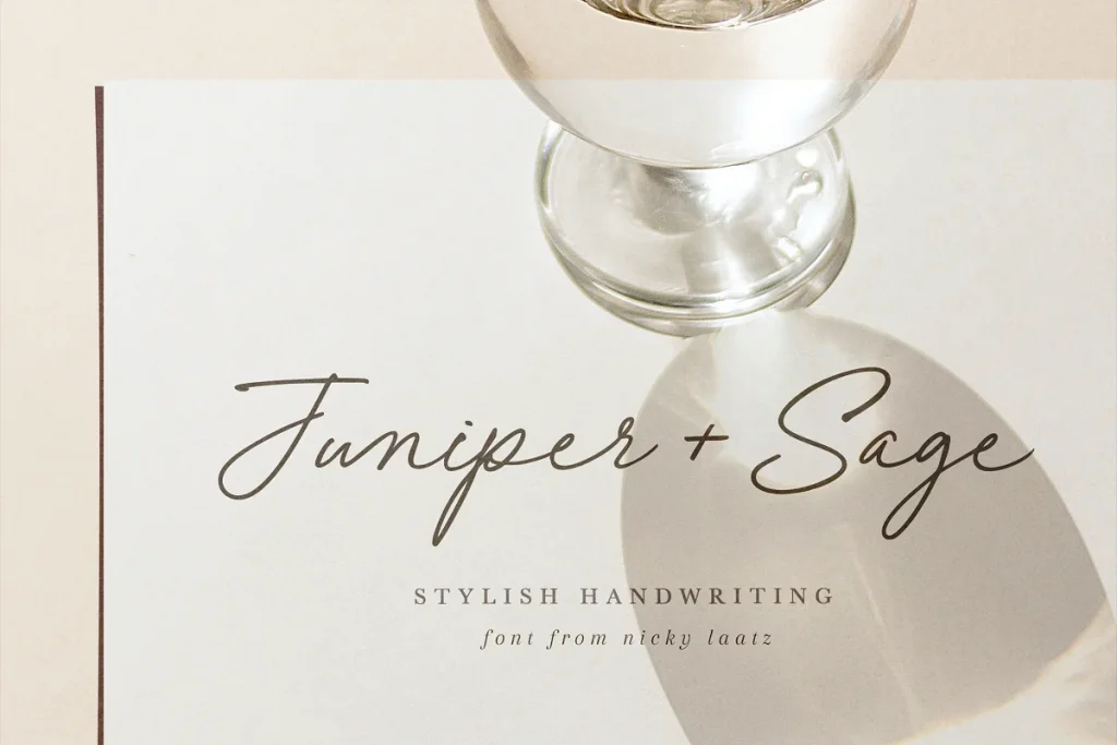 Juniper & Sage Expressive Fonts