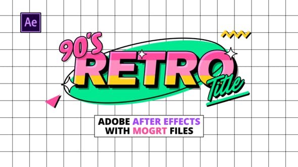 90's Retro Titles