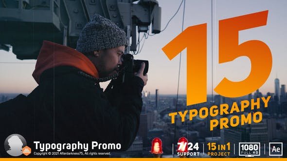 Typography Promo - After Effects Title Templates