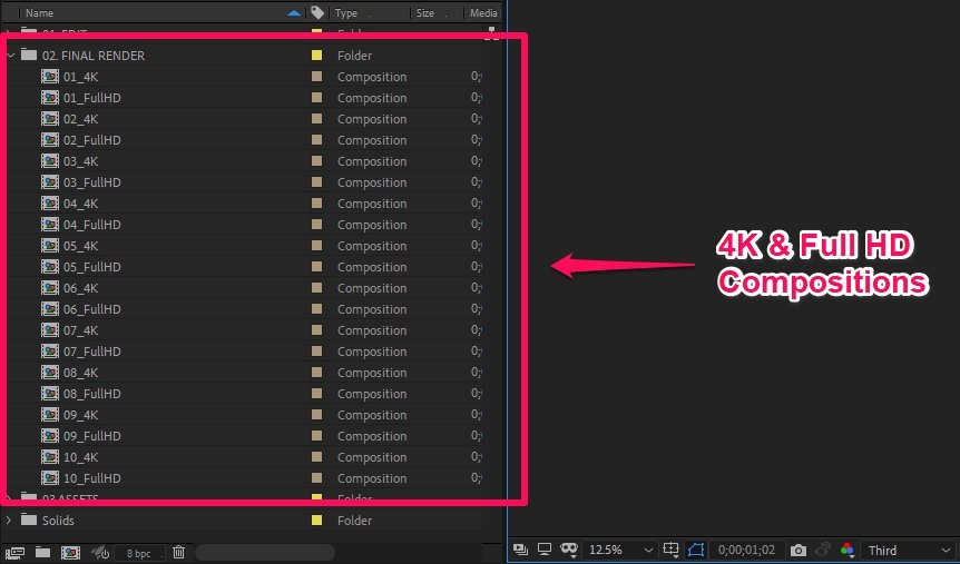 Free Colorful After Effects Transitions Template