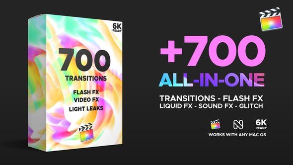 700+ All-In-One Transitions for FCP