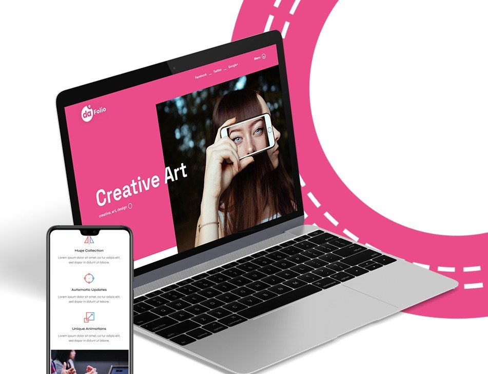 DaFolio - WordPress Themes For Graphic Designers