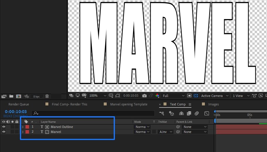new marvel intro after effects template free download