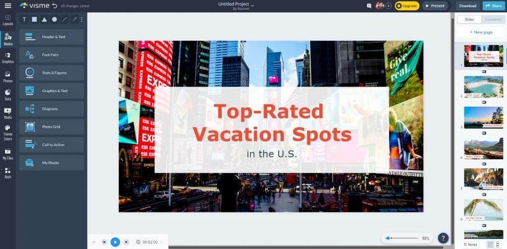 Visme listicle templates