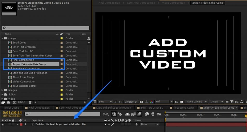 Inserting media in iMac Mockup