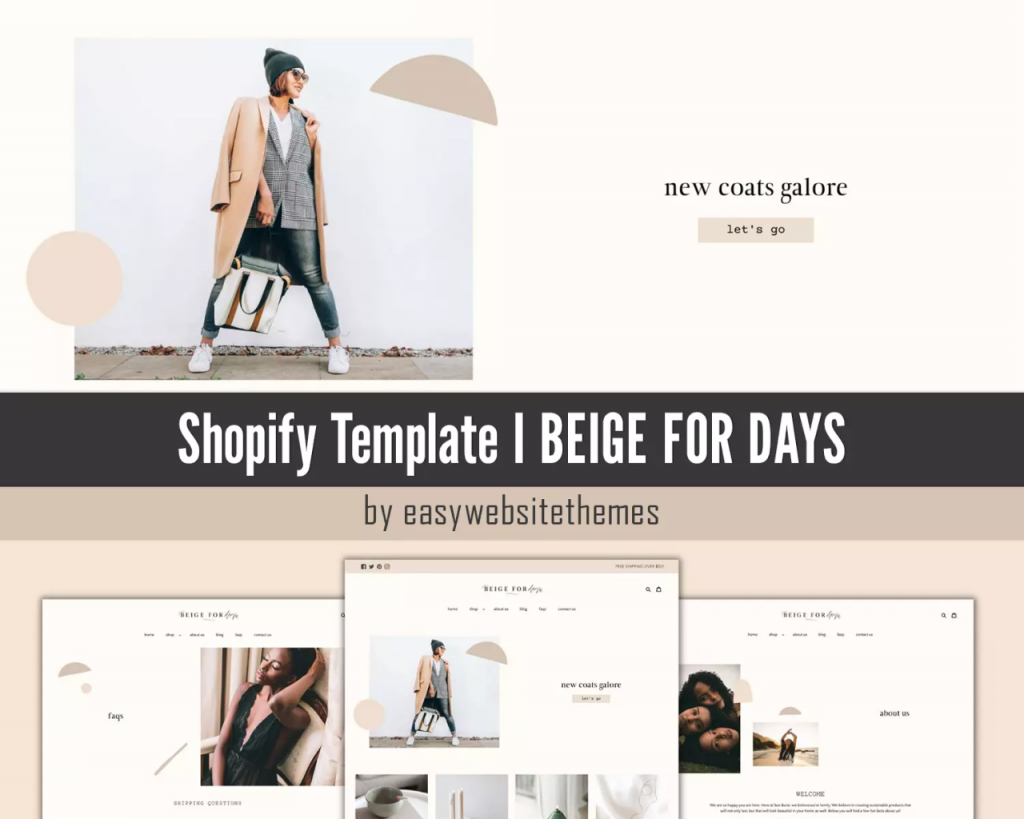 Minimalist ECommerce Shopify Theme