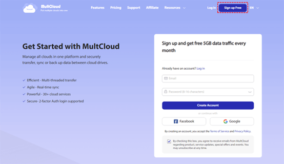 MultCloud Cloud Transfer