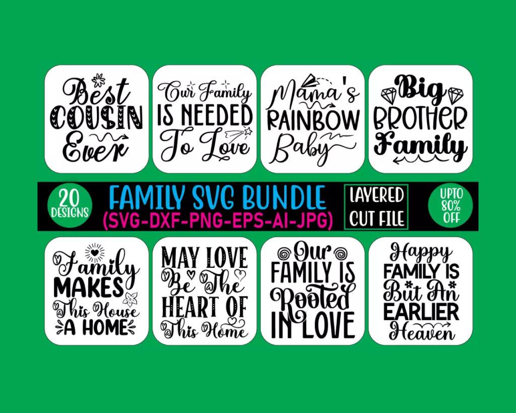 Family SVG Bundle
