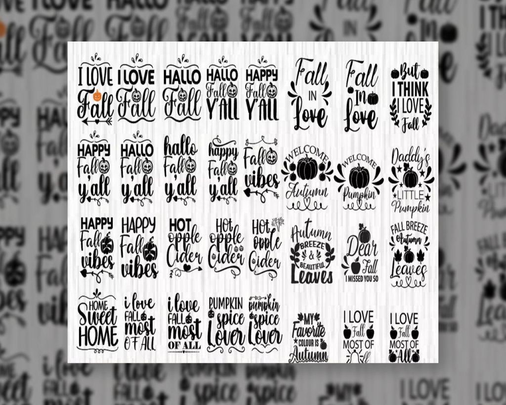 Fall Mega SVG Bundle