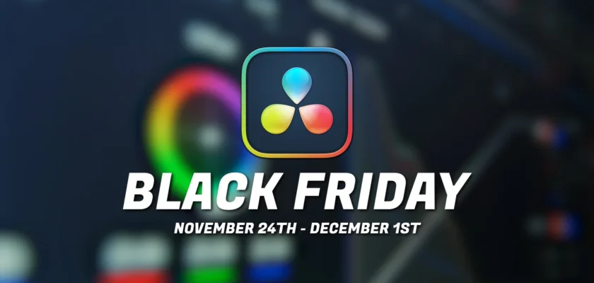 DaVinci Resolve Black Friday Sale 2025