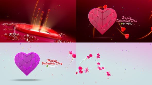 valentines day after effects template download