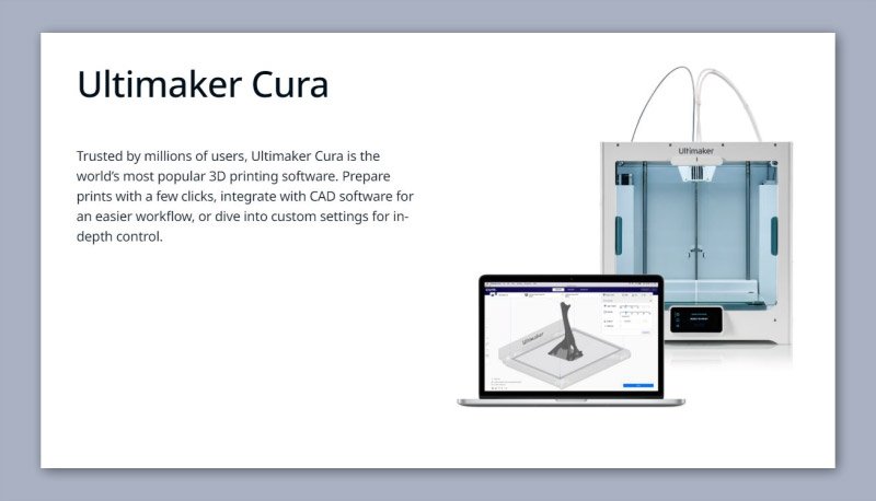 Ultimaker Cura 3D Printing Software