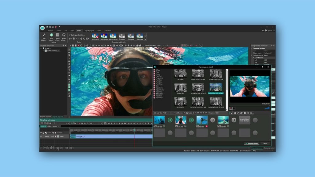 VSDC free video editing software
