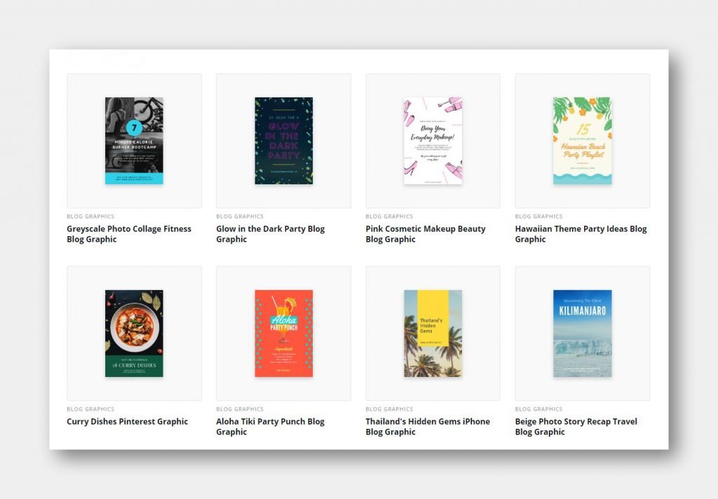 Canva blog design templates