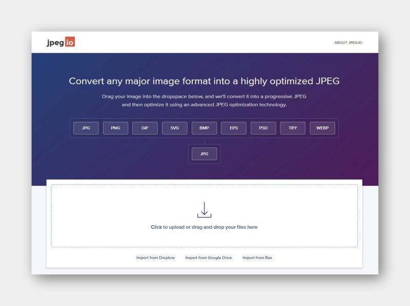 jpeg.io image compression