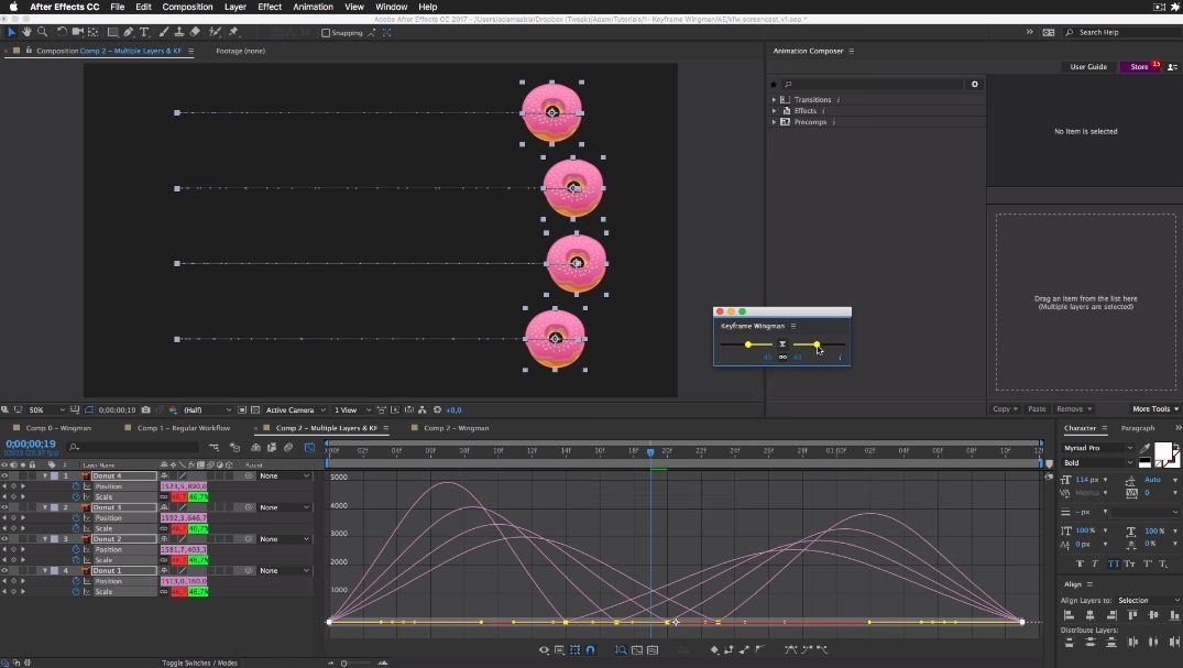 Animation composer effects. After Effects easy ease. After Effects Keyframe. Keyframe MP.