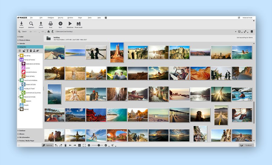 magix - photo management software