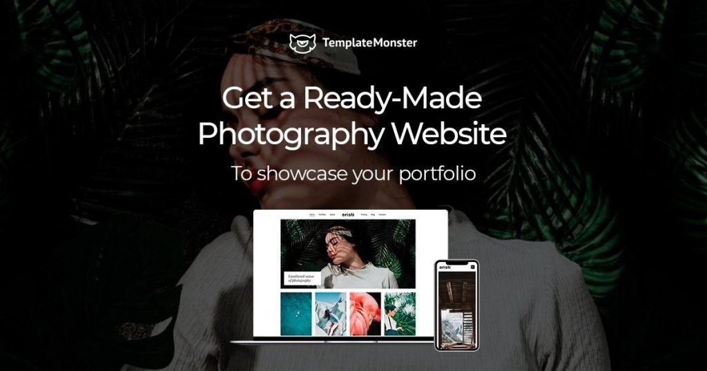 ready made photography website